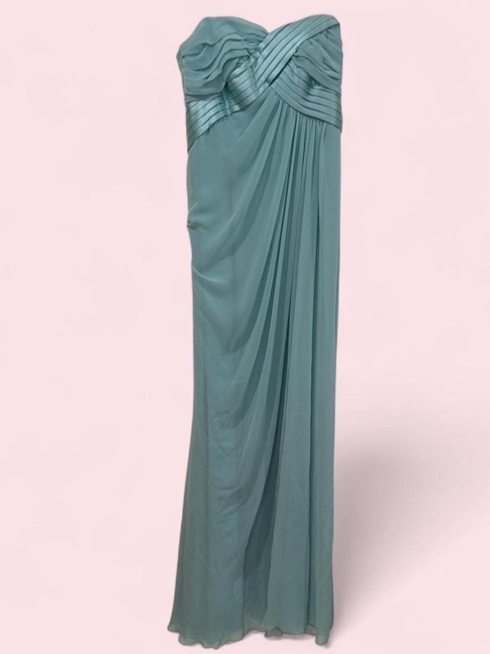 Vintage A.B.S. Strapless Teal Evening Gown NWT